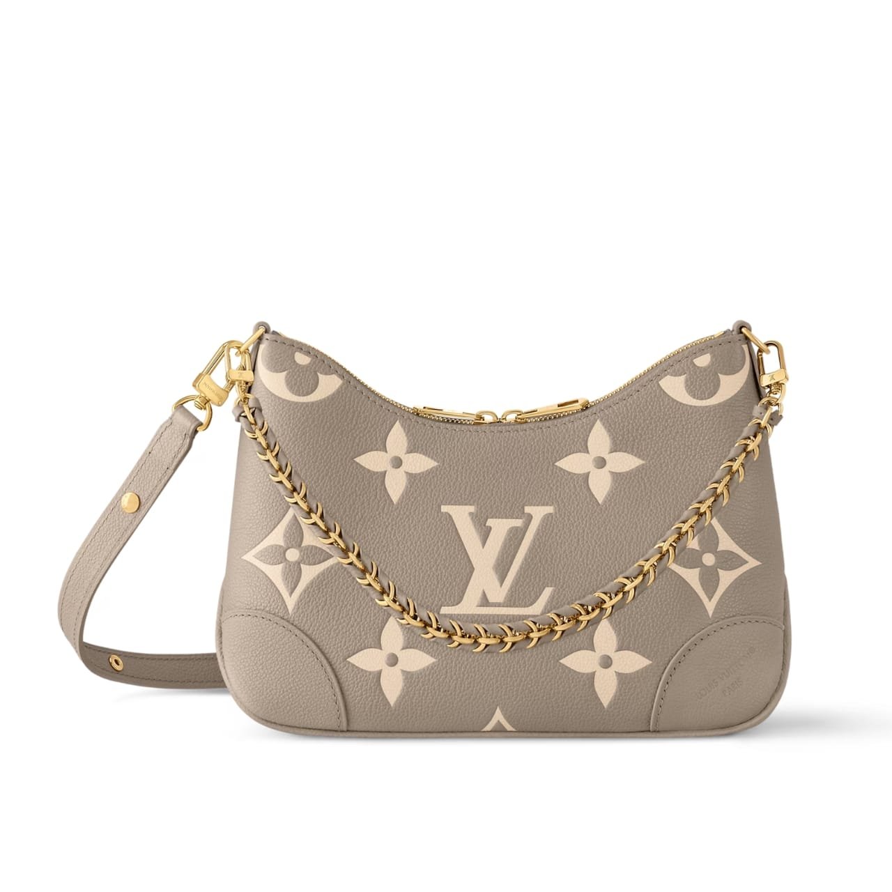 L0vis Vvtt0n Boulogne Bicolor Monogram Empreinte Leather Crème 27Cm M13224