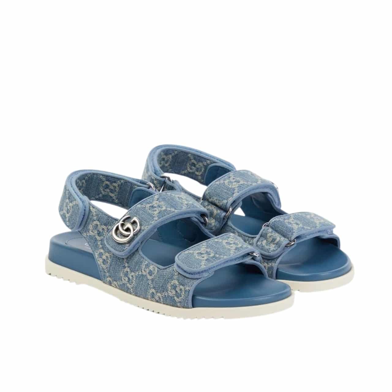 Gvc*1 Gg Sandal Light Blue Denim 771575 Facuo 4646