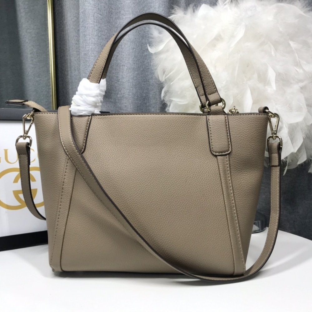 [S*per Vip 1:1] Gvc*1 Soho Small Top Handle Bag Beige 35Cm