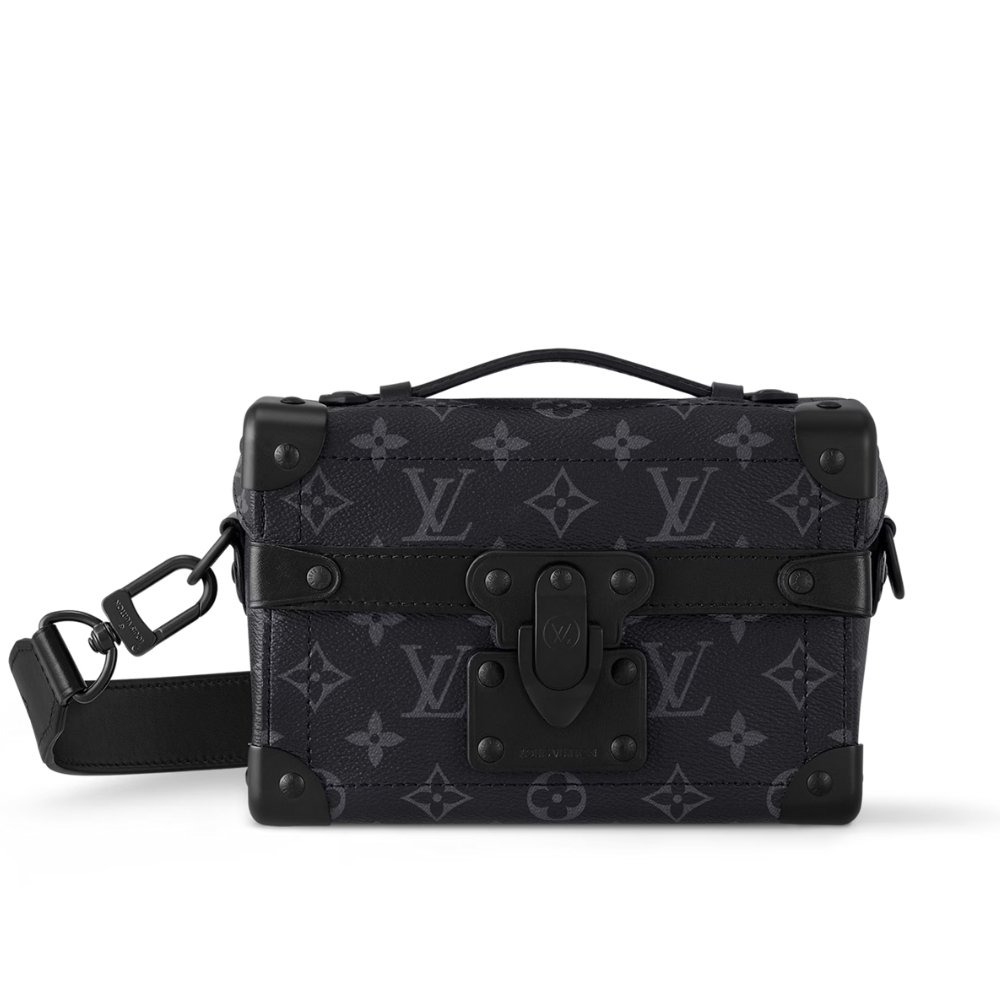 L0vis Vvtt0n Soul Trunk Bag Monogram Black 19Cm M11743