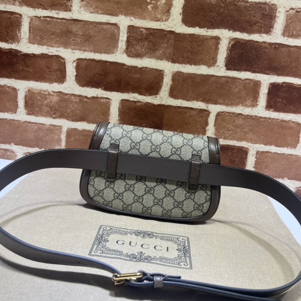 [S*per Vip 1:1] Gvc*1 Blondie Belt Bag Gg Svp*me Beige Ebony 703807 K9Gsg 8358