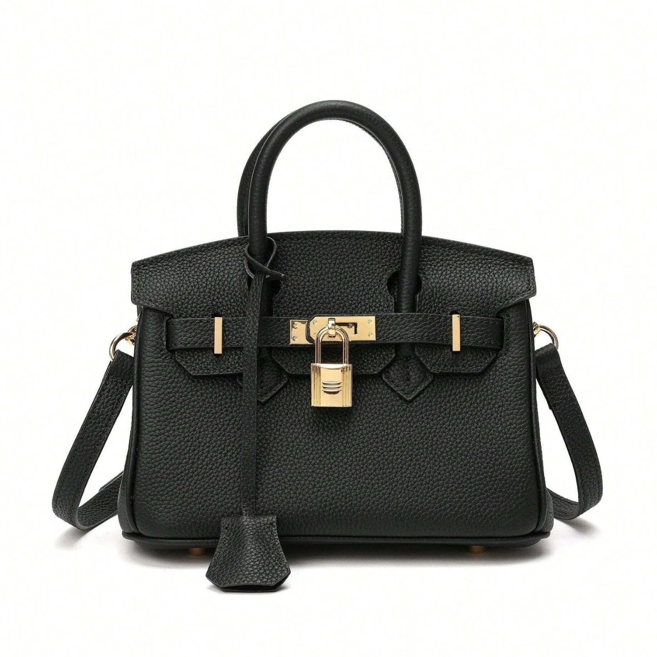 H**me5 Birkin Mini Gold Hardware Epsom Black 20Cm