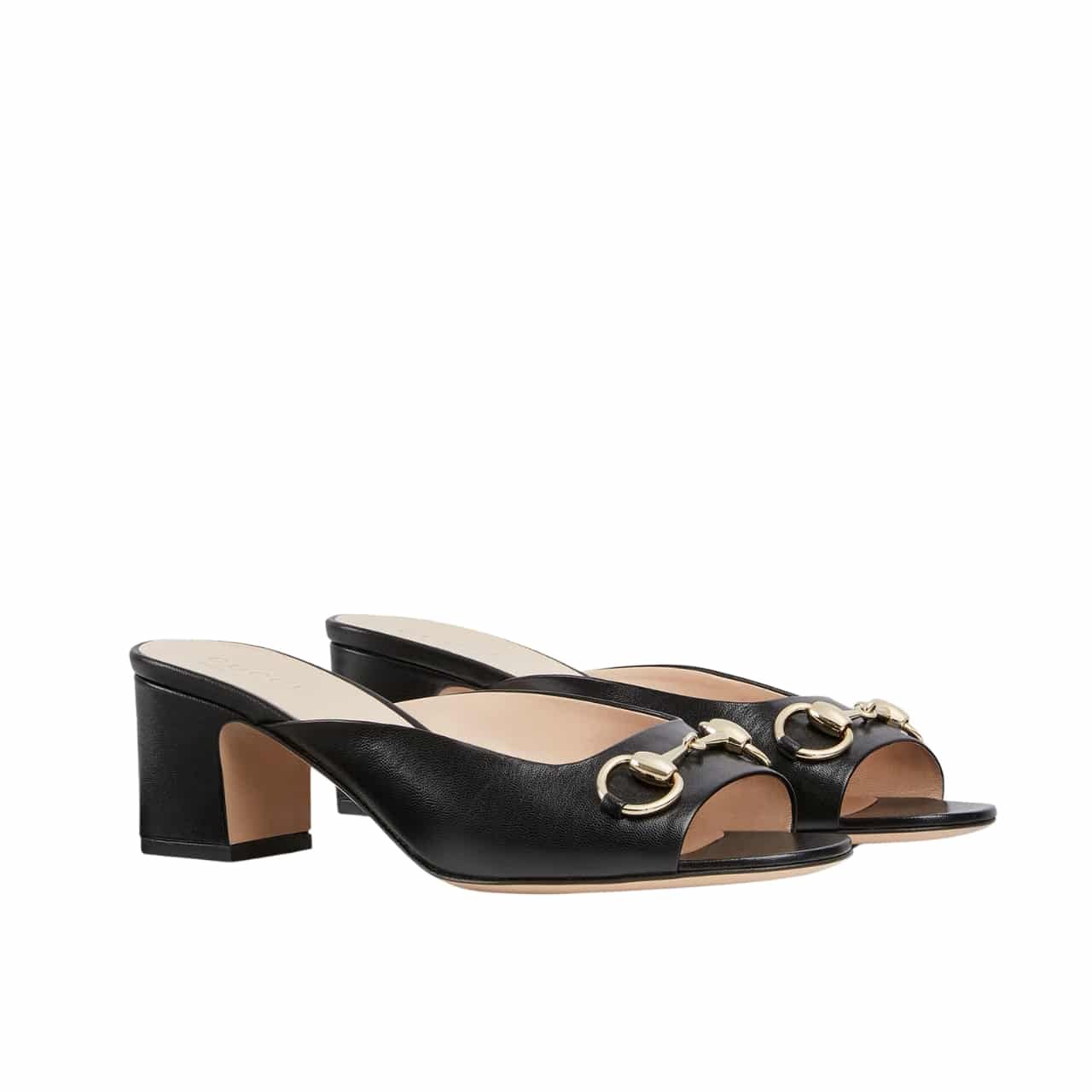 Gvc*1 Women Horsebit Slide Black 816607 C9D00 1000