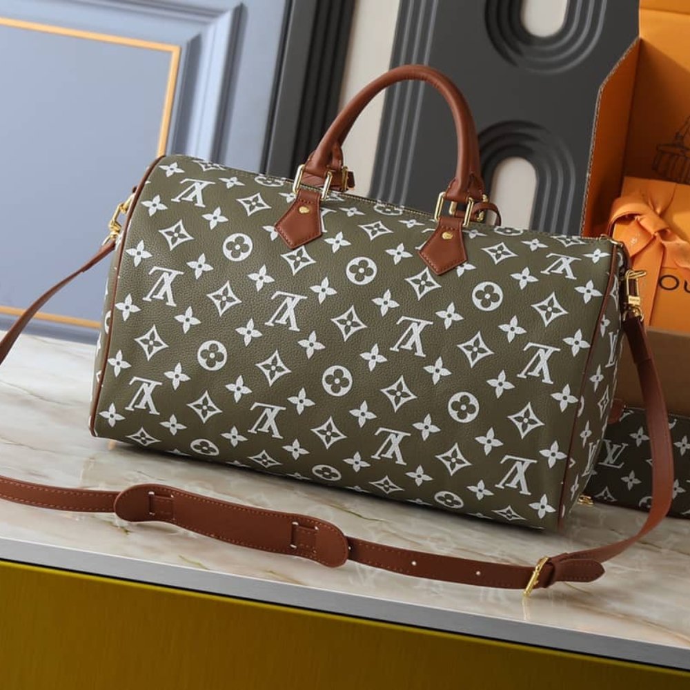 L0vis Vvtt0n Speedy P9 Bandoulière 40 Bag Green Sancha 40Cm M15244