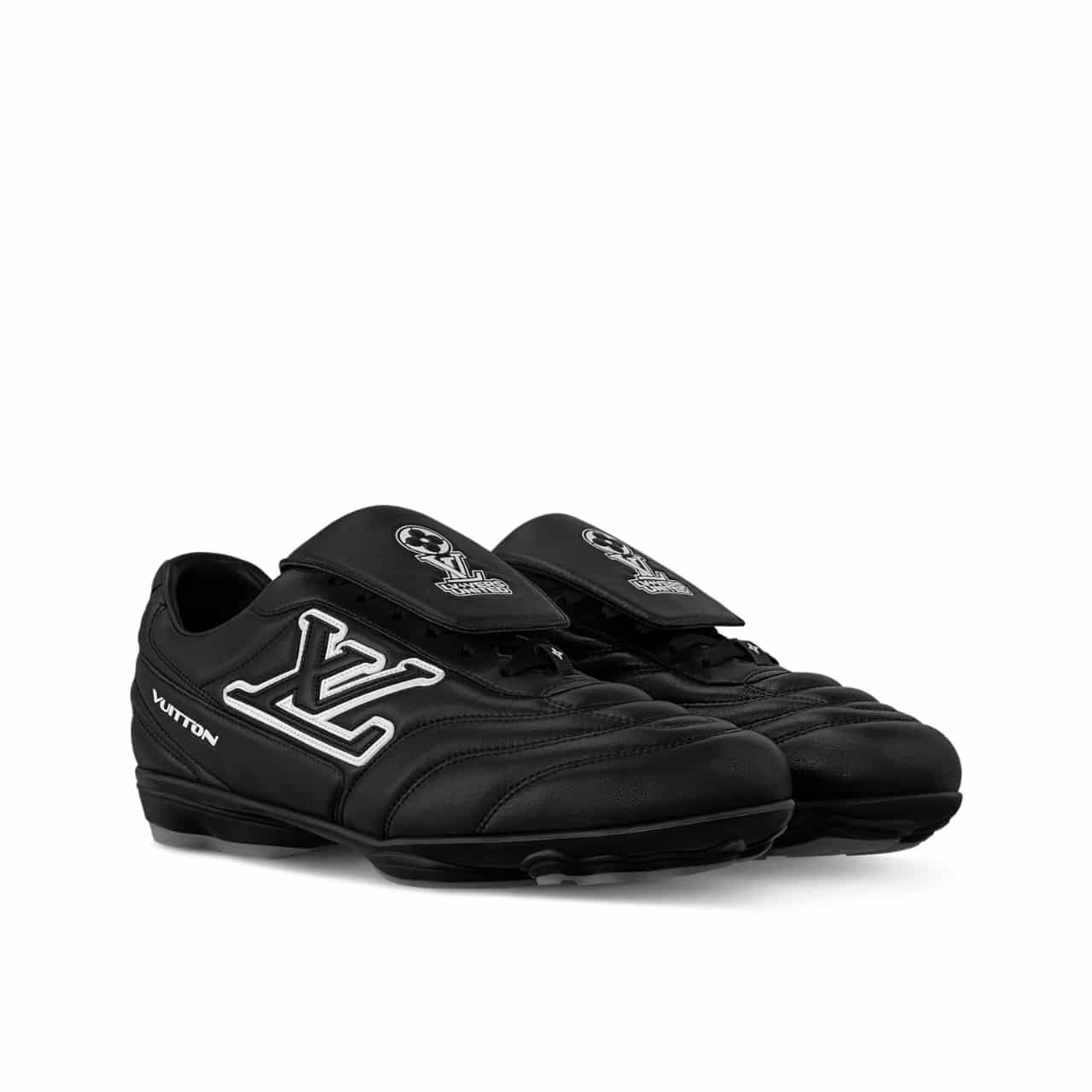 L0vis Vvtt0n Footprint Soccer Sneaker Black 1Ahai9