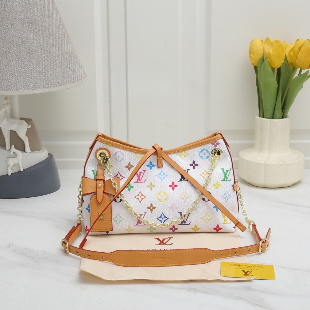 L0vis Vvtt0n Carryall BB Bag Monogram Multicolore Blanc 26Cm