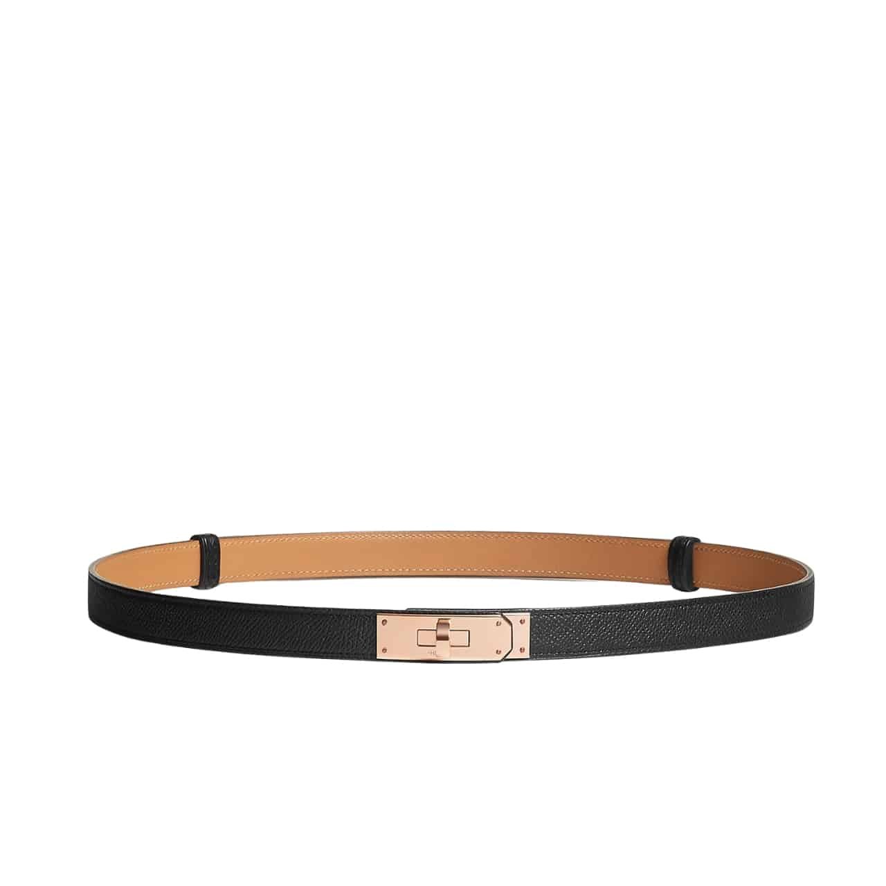 H**me5 Kelly 18 Belt Black And Rose Gold 18Mm H069853Cd89
