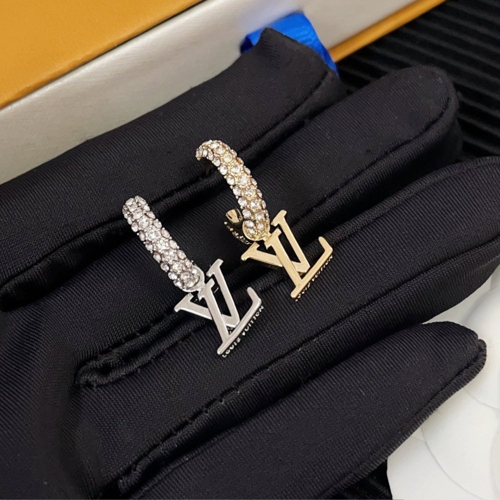 L0vis Vvtt0n Lv Iconic Earrings Gold M01732