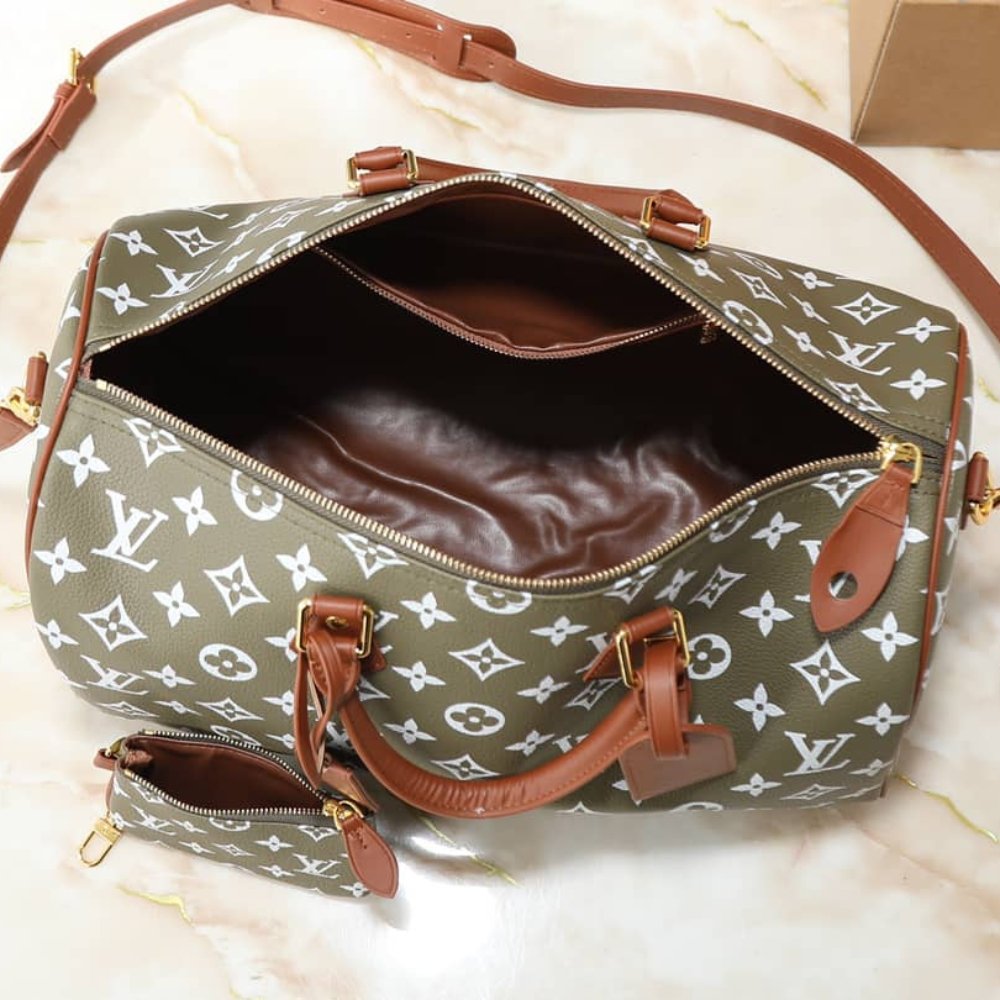 L0vis Vvtt0n Speedy P9 Bandoulière 40 Bag Green Sancha 40Cm M15244