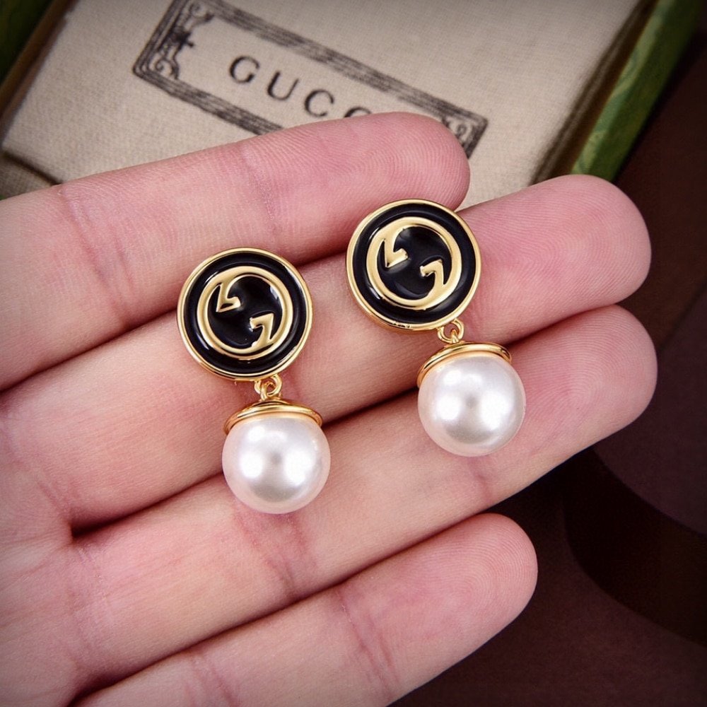 Gvc*1 Blondie Pearl Earrings Gold Tone 774612 I9757 8499