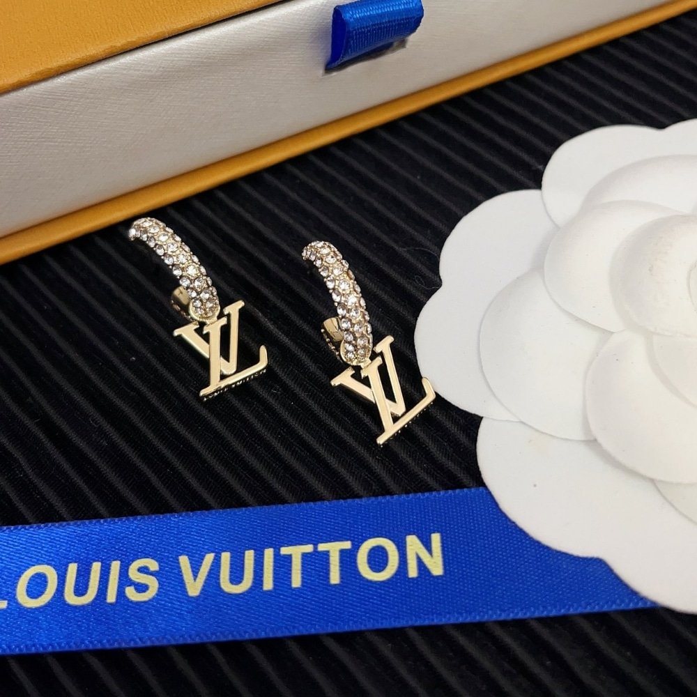 L0vis Vvtt0n Lv Iconic Earrings Gold M01732