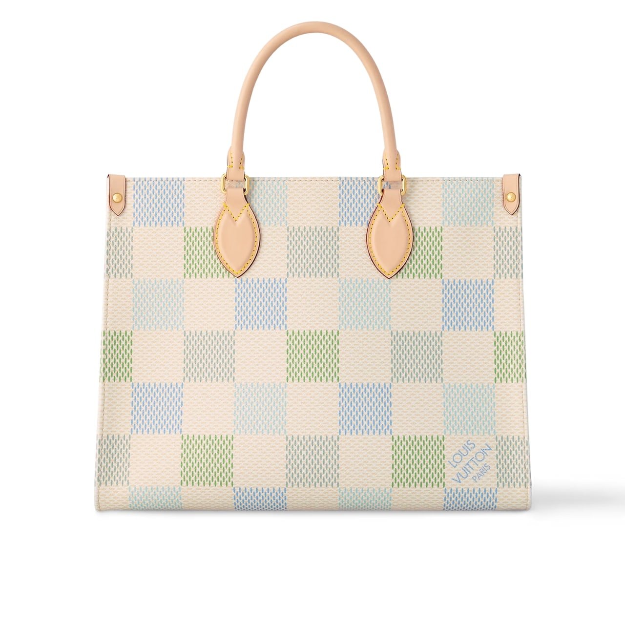 L0vis Vvtt0n Onthego Mm Damier Canvas Pistachio 35Cm N40518