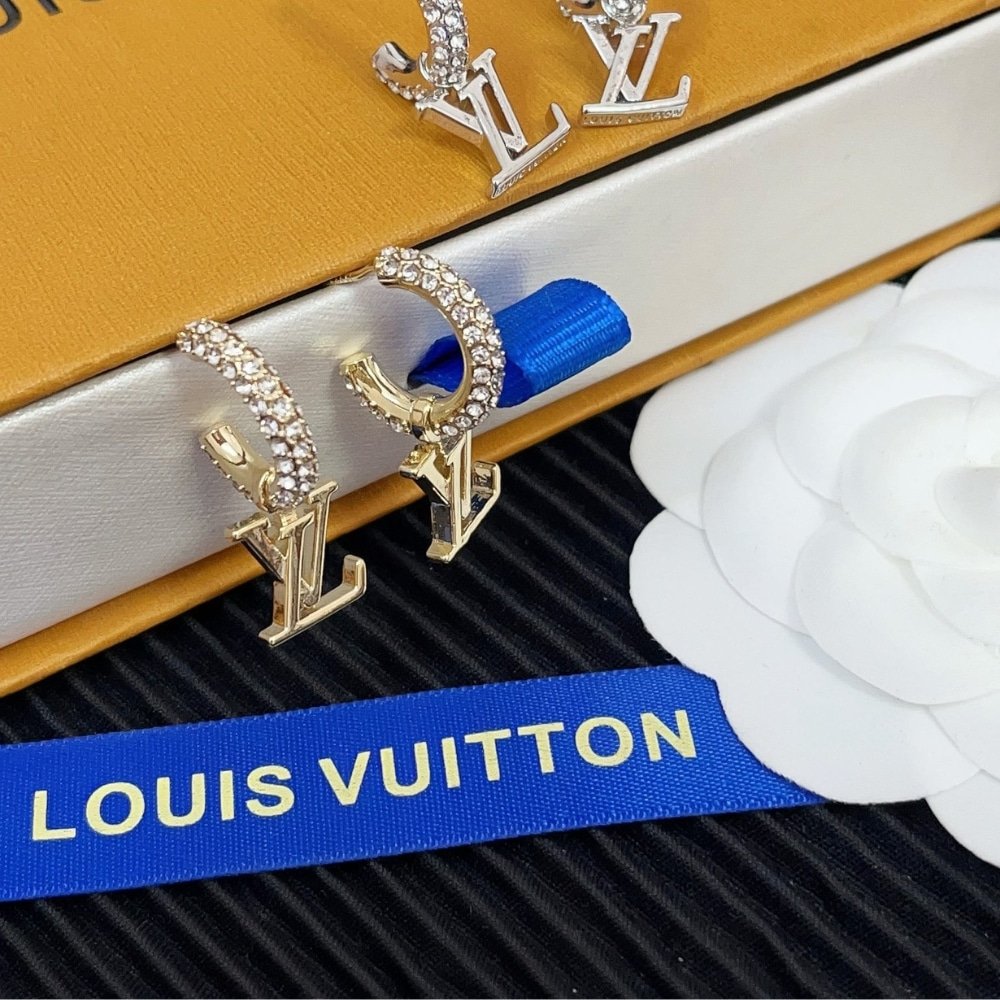 L0vis Vvtt0n Lv Iconic Earrings Gold M01732