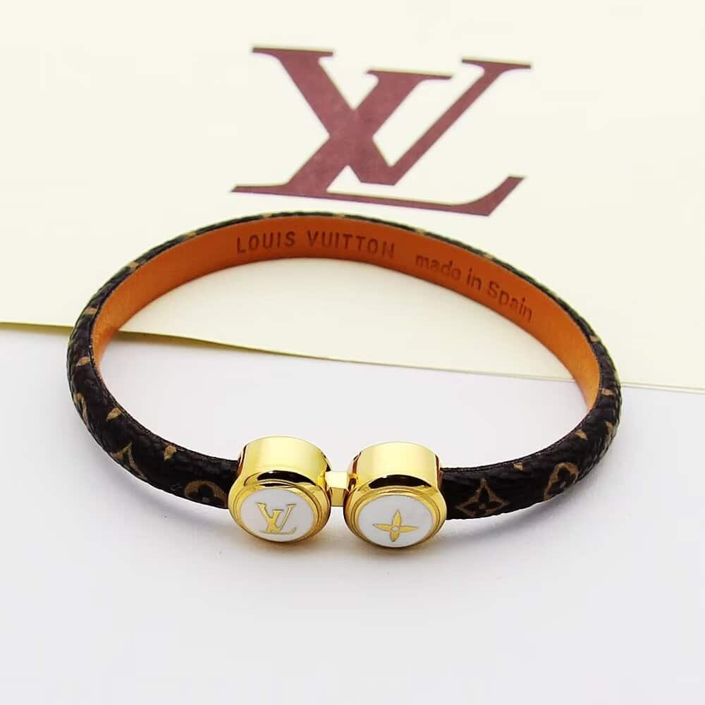 L0vis Vvtt0n Lv Blooming Bracelet Monogram Brown M8435E