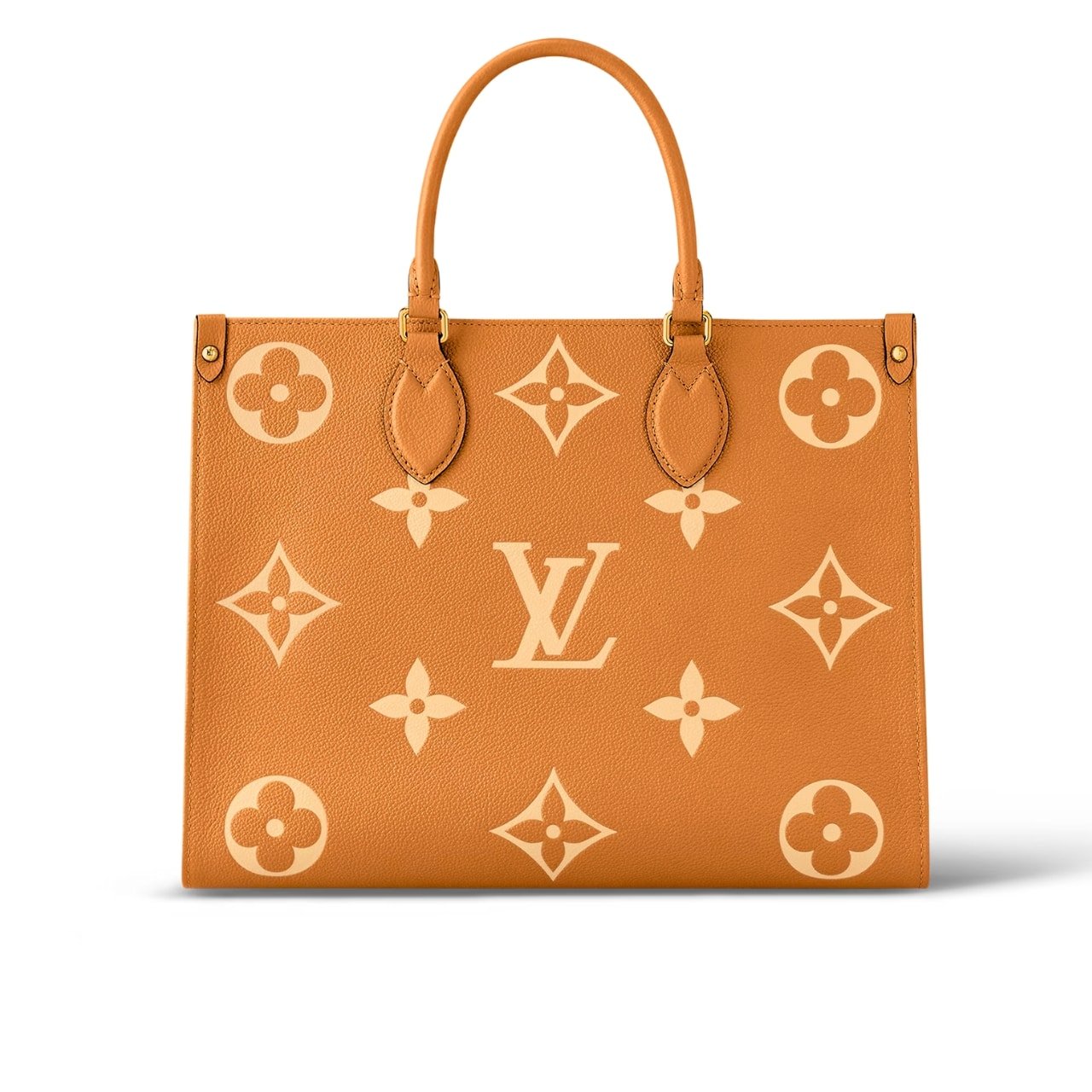 L0vis Vvtt0n Onthego MM Tote Bag Orange 35Cm M45982
