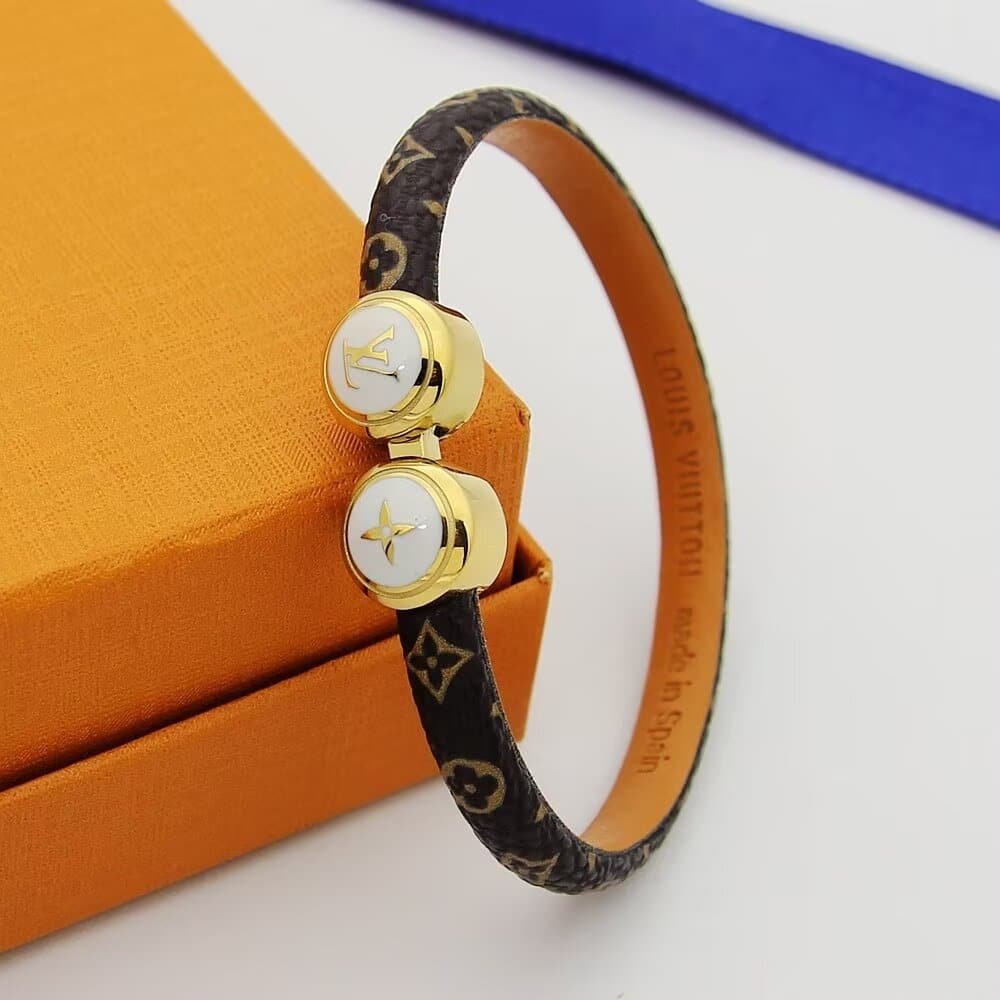 L0vis Vvtt0n Lv Blooming Bracelet Monogram Brown M8435E