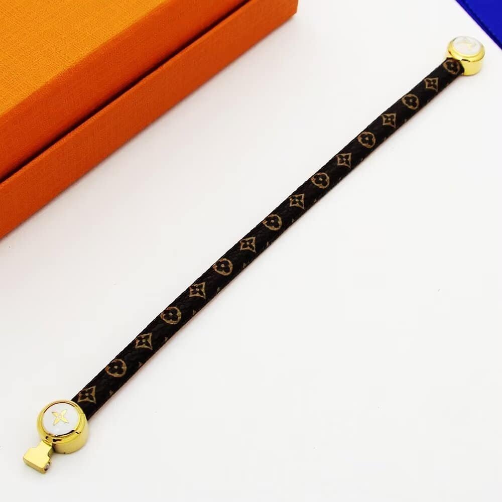 L0vis Vvtt0n Lv Blooming Bracelet Monogram Brown M8435E