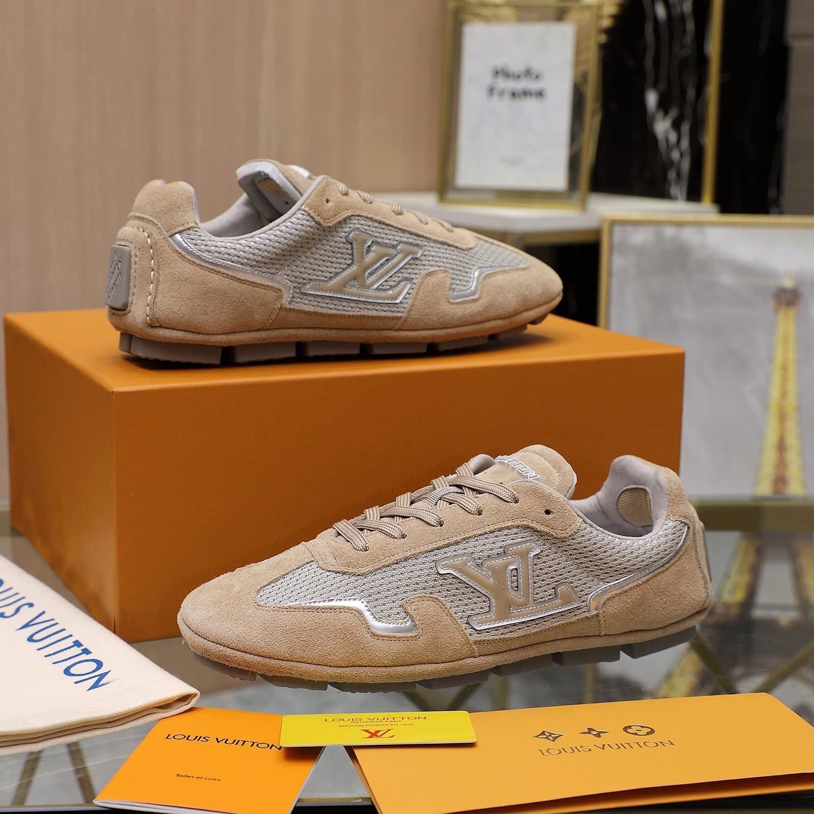 L0vis Vvtt0n Lv Rally Sneaker Beige 1Ahu04