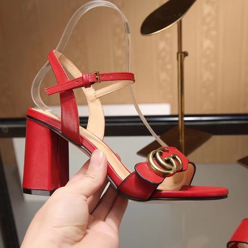 Gvc*1 G Mid Heel Sandal Red ‎453379 A3N00 6433