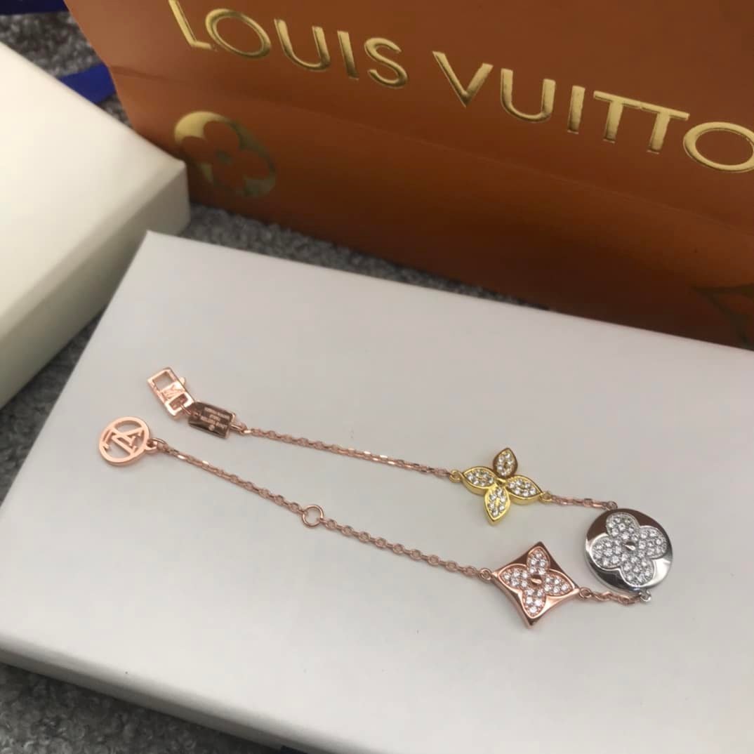 L0vis Vvtt0n Monogram Charm Bracelet