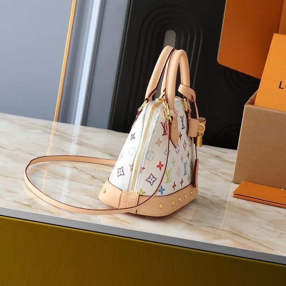 L0vis Vvtt0n X Takashi Murakami Alma BB White Multicolor 24Cm M13078