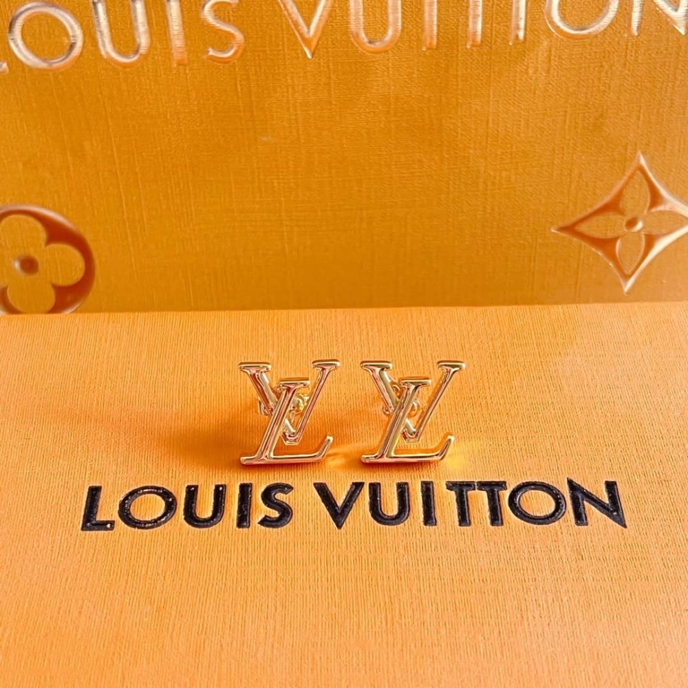 L0vis Vvtt0n Lv Iconic Earrings Gold M00743