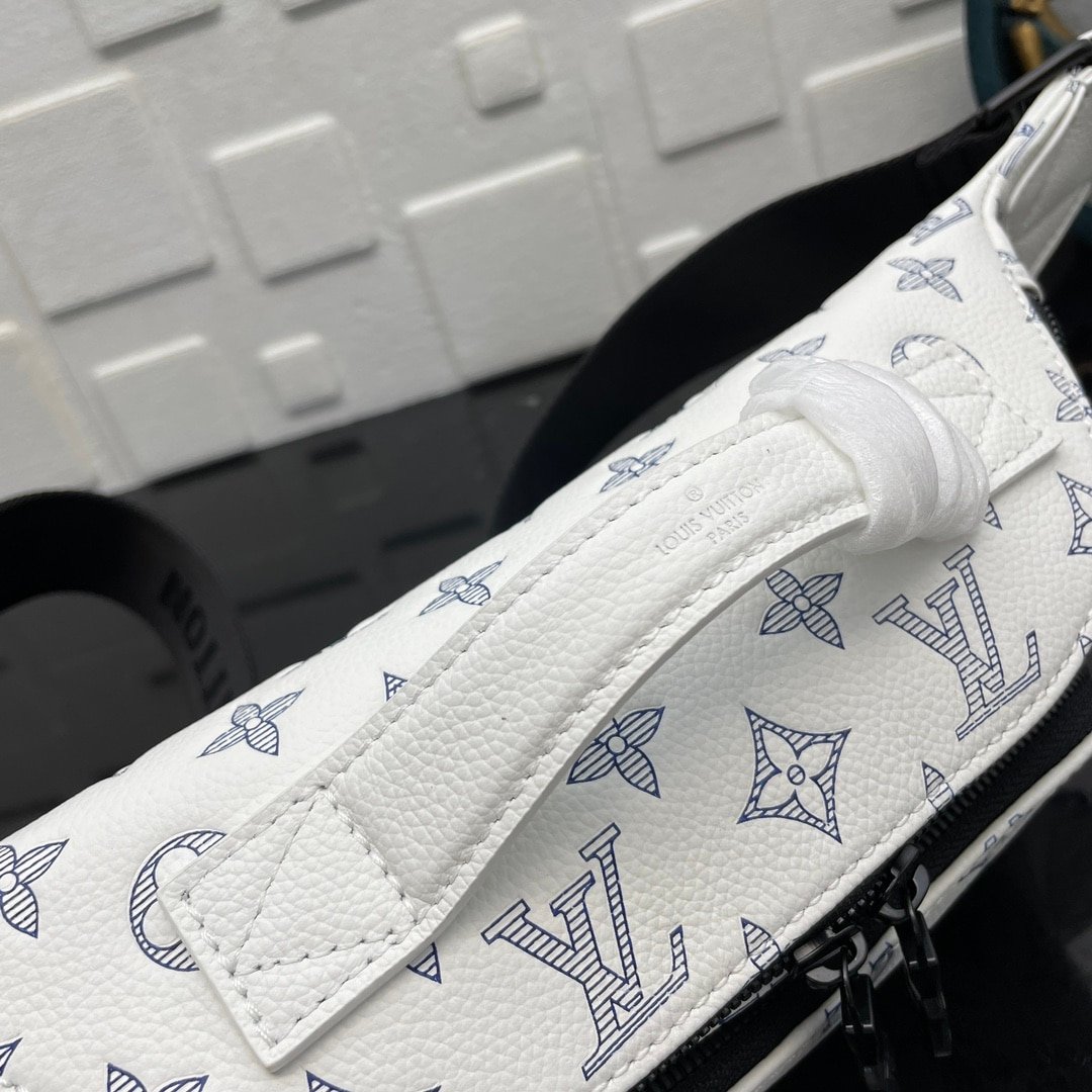[S*per Vip 1:1] L0vis Vvtt0n Rush Bumbag White 30Cm M25227