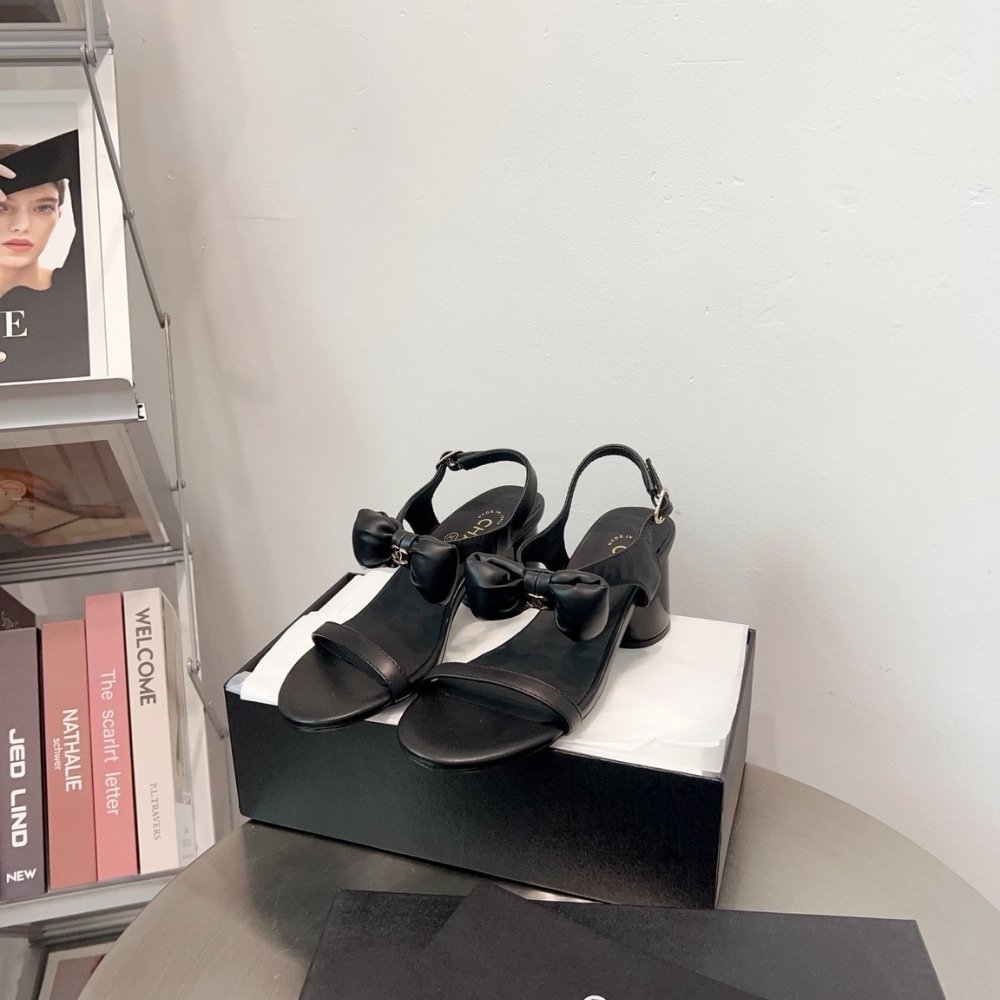 Ch**el Sandals Black G46192 B18985 94305