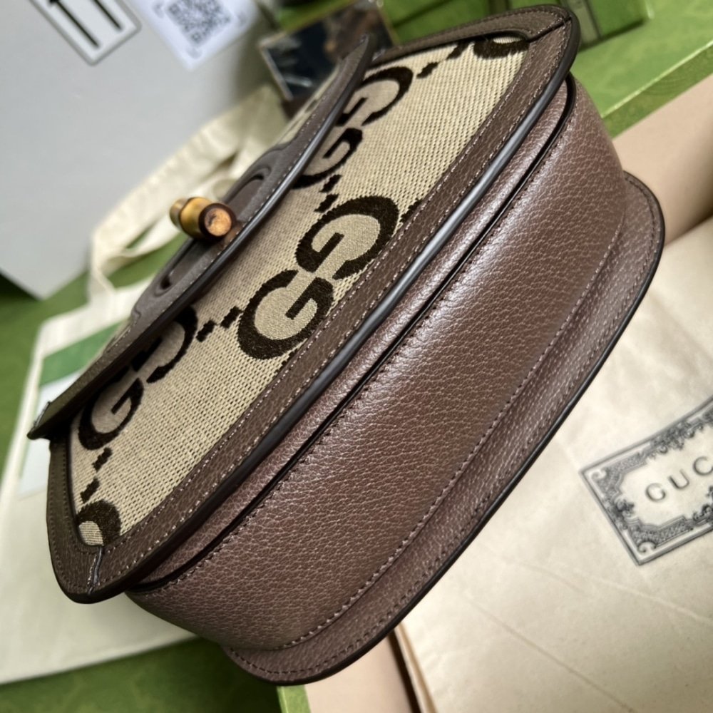 Gvc*1 Bamboo 1947 Jumbo Gg Small Top Handle Bag 18Cm