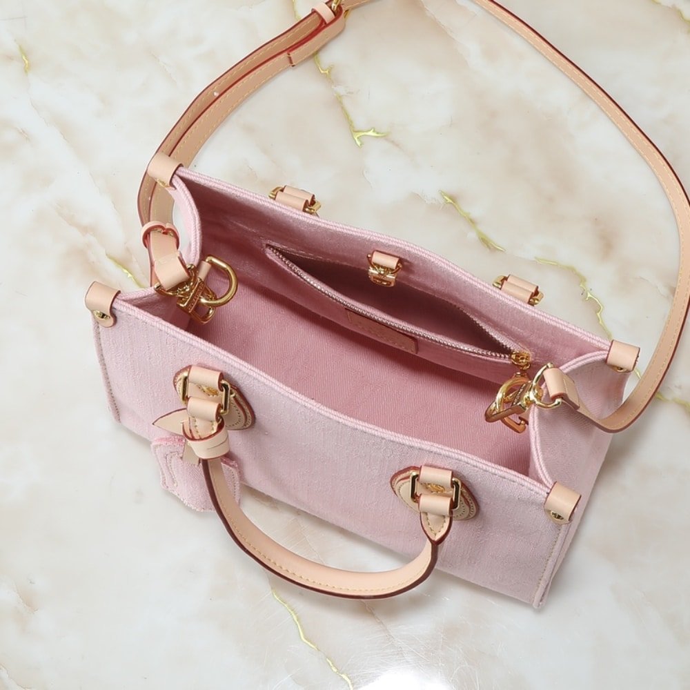L0vis Vvtt0n Onthego PM Denim Pink 25Cm