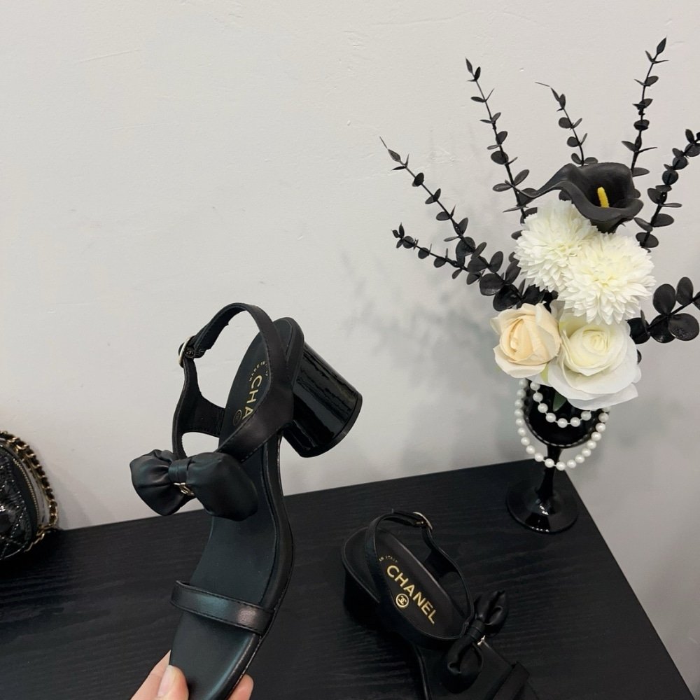 Ch**el Sandals Black G46192 B18985 94305