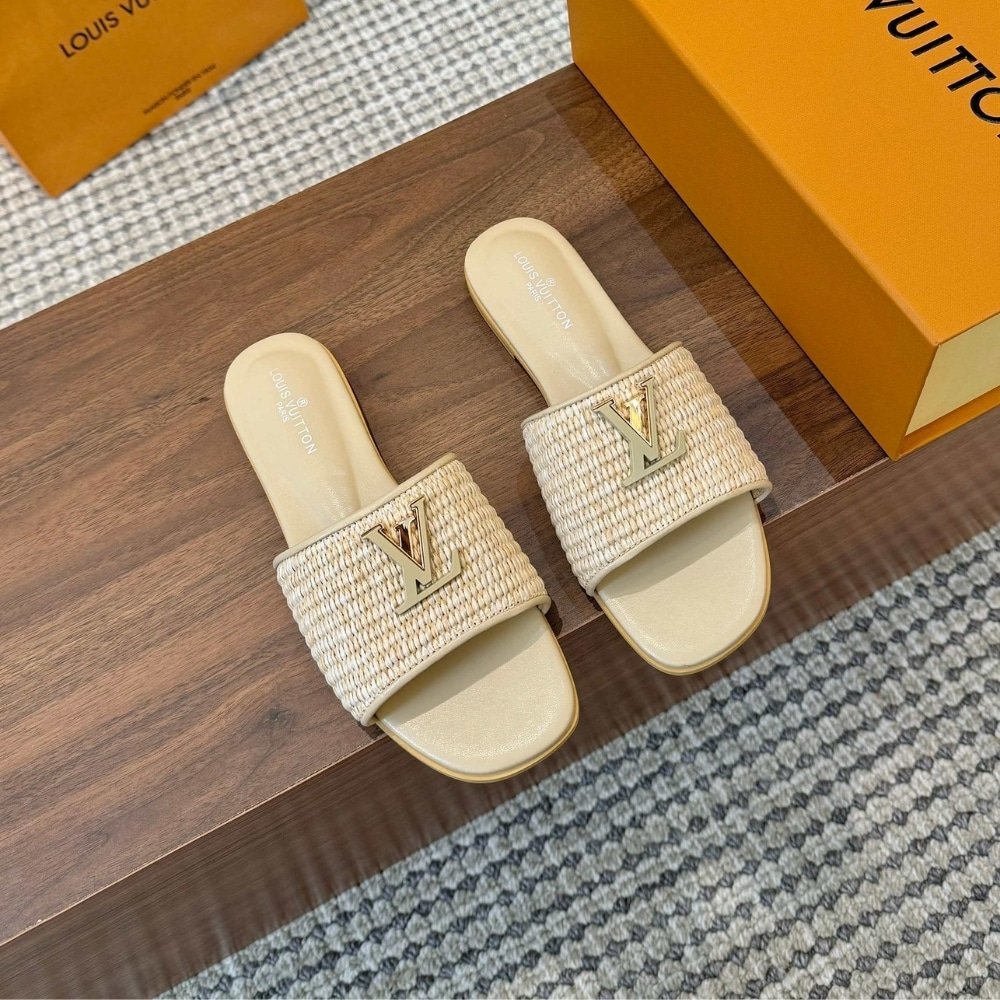 L0vis Vvtt0n Mare Flat Mule Natural 1Ahlyg