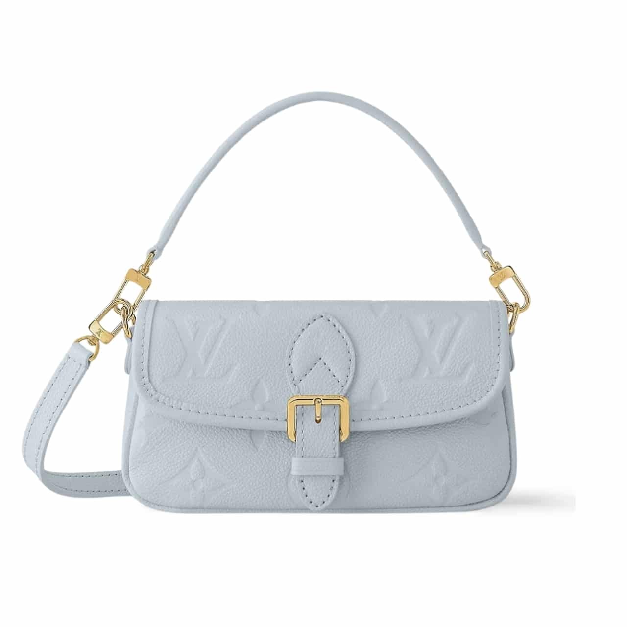 L0vis Vvtt0n Nano Diane Monogram Empreinte Leather Blue Olympe 18Cm M83592