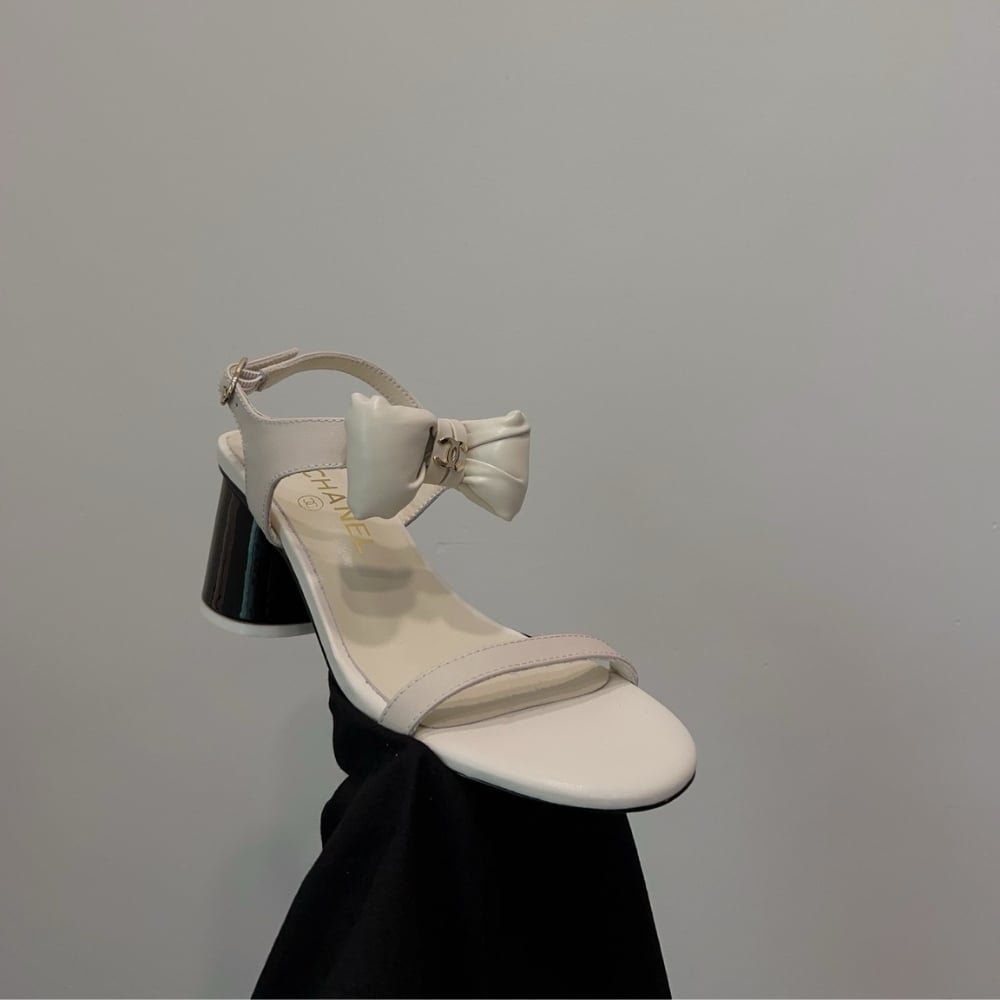 Ch**el Sandals White G46192 B18985 Naccu