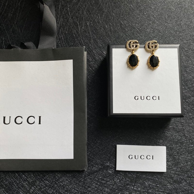 Gvc*1 Gg Black Earrings