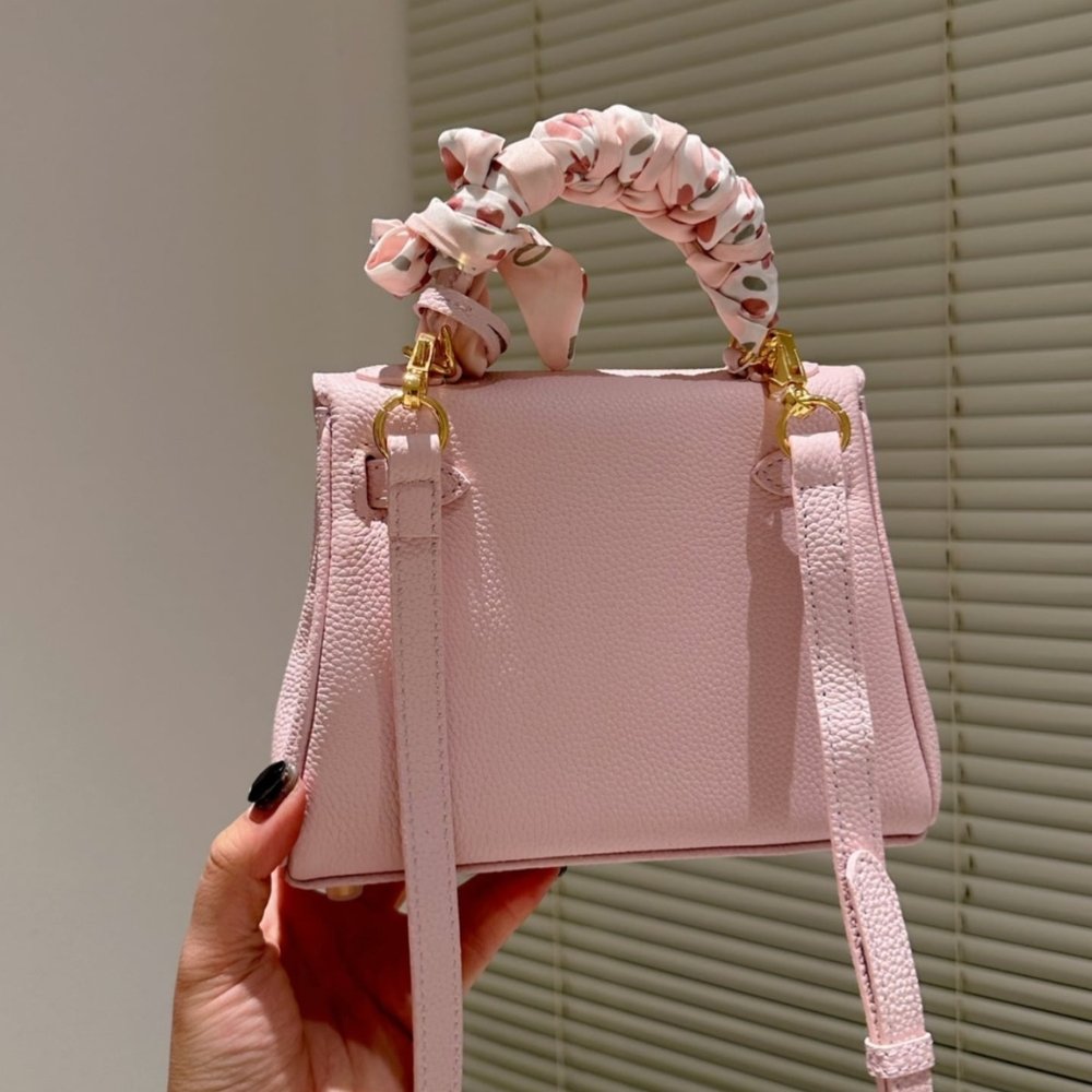 H**me5 Birkin 20 Togo Leather Light Pink 20Cm