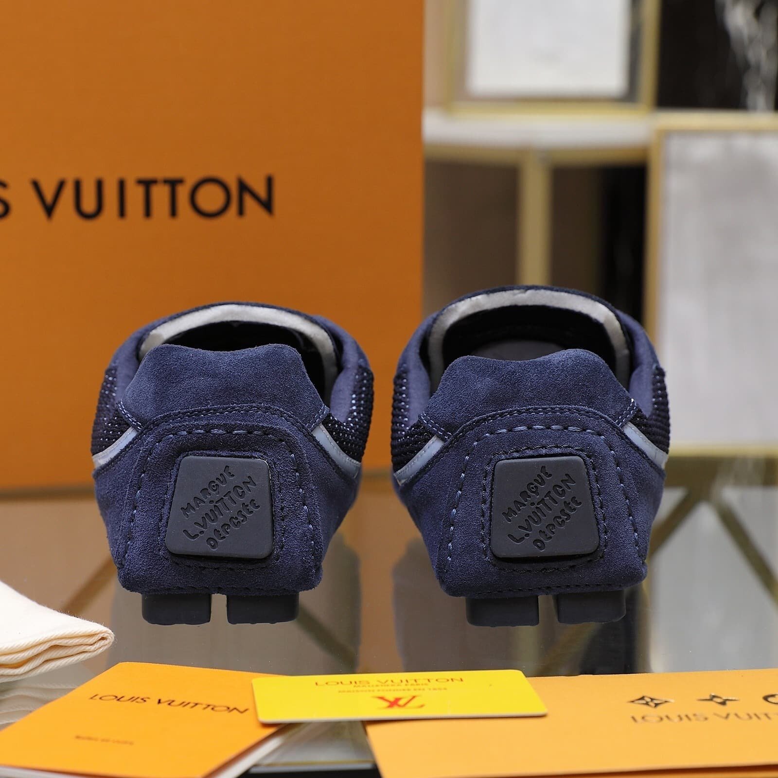 L0vis Vvtt0n Lv Rally Sneaker Navy Blue 1Ahu64