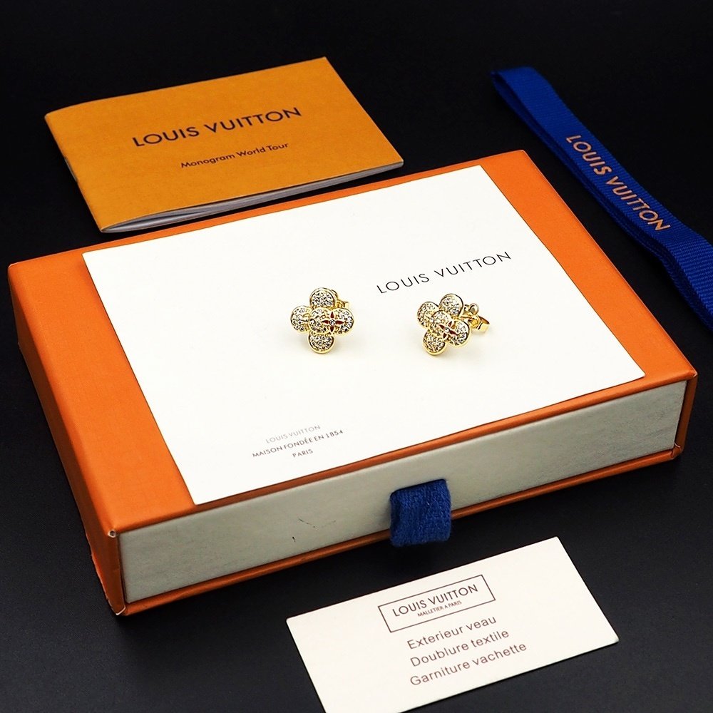 L0vis Vvtt0n Vivienne Earrings In Gold