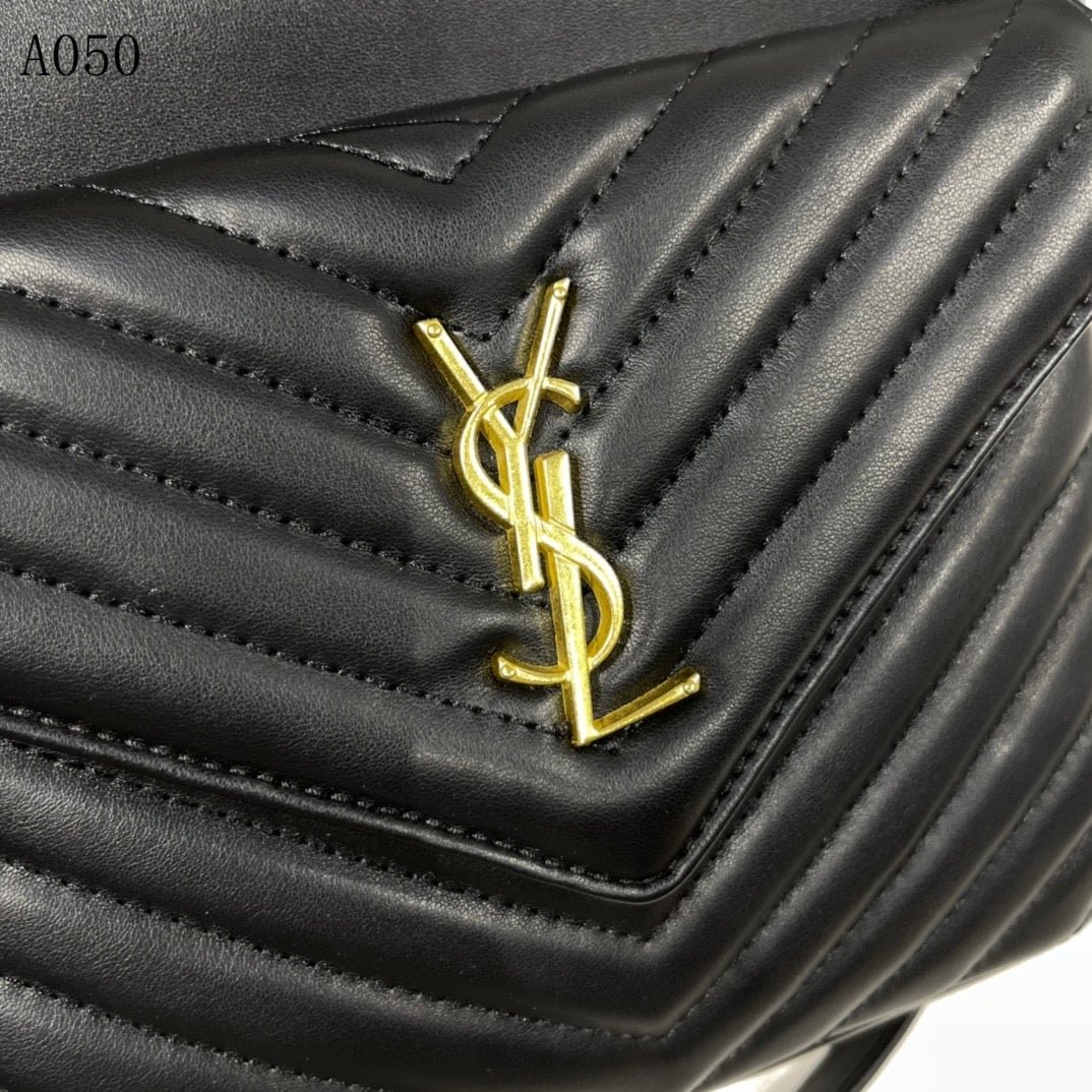 Sa1nt Lau*nt Joe Backpack In Black Gold 29Cm 6726091El071000