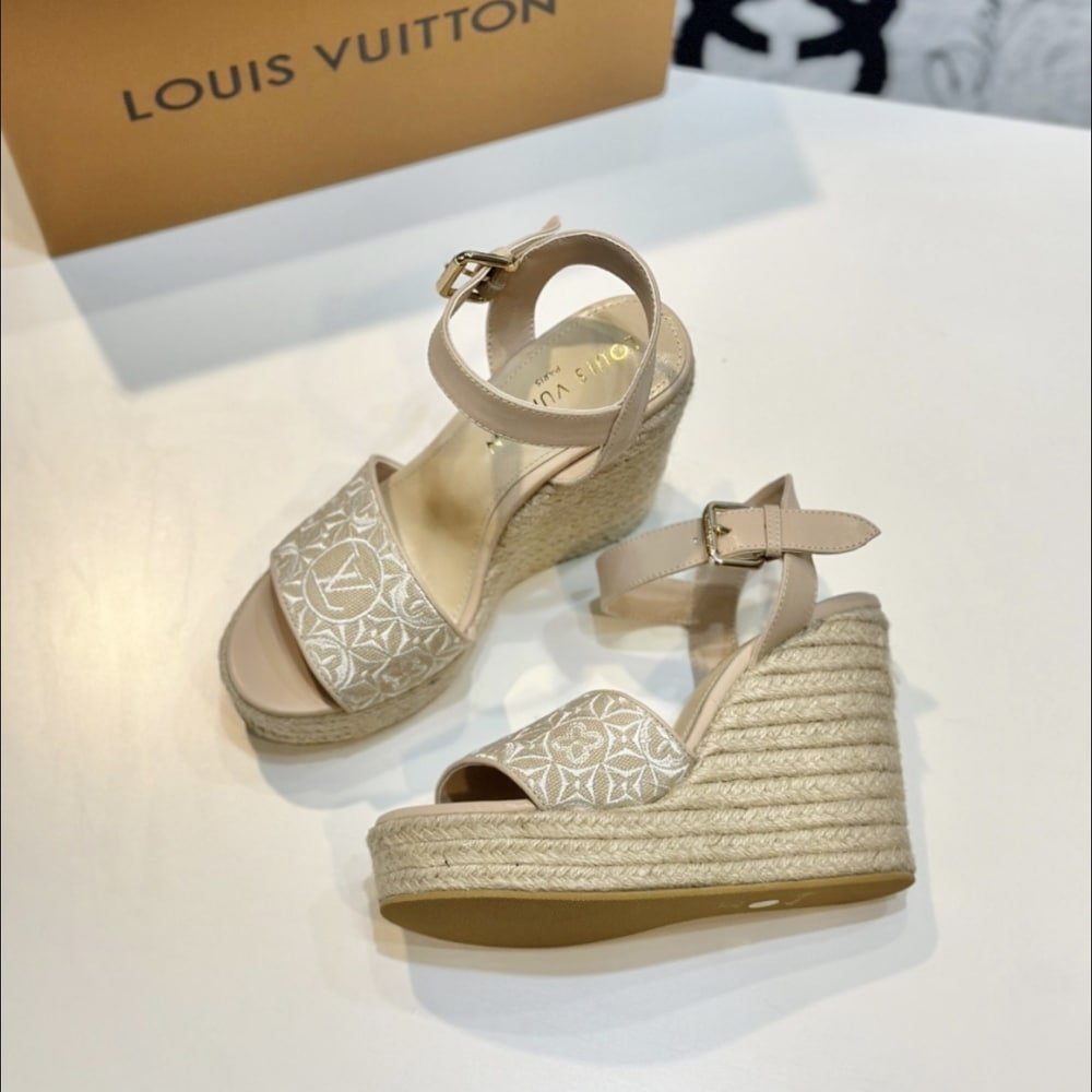 L0vis Vvtt0n Helios Wedge Espadrille Beige 1Ahll6