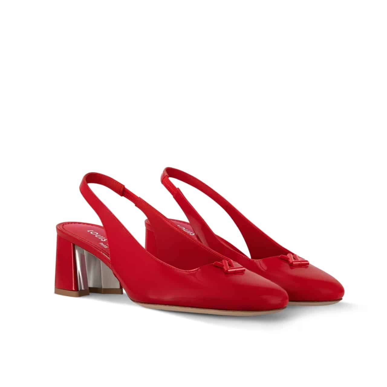 L0vis Vvtt0n Swing Slingback Pump Rouge 1Agudj