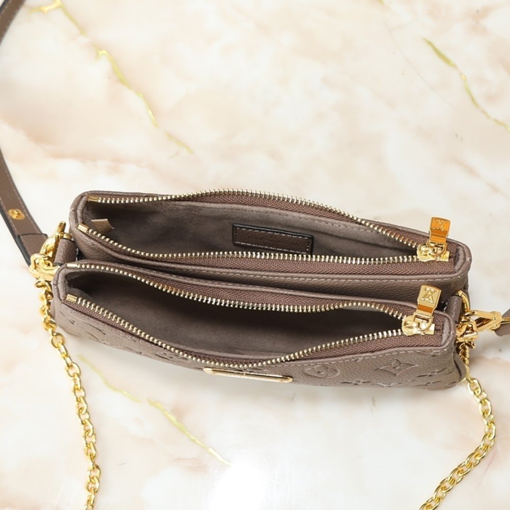 L0vis Vvtt0n Pochette Liv Smoke Brown 24Cm M25816