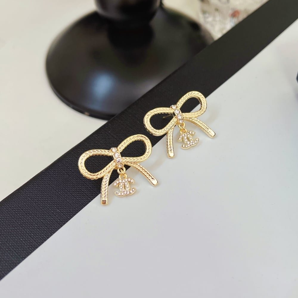 Ch**el Earrings Gold