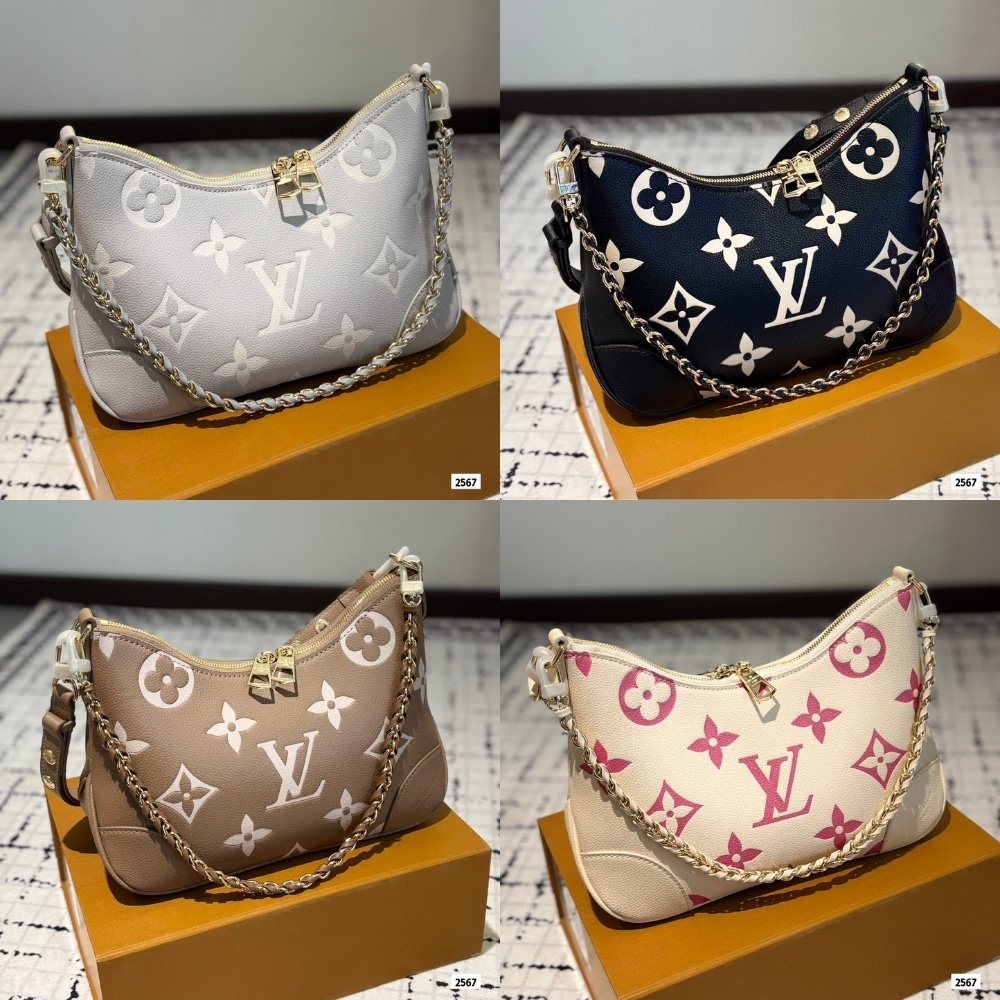 L0vis Vvtt0n Boulogne Bicolor Monogram Empreinte Leather Crème 27Cm M13224