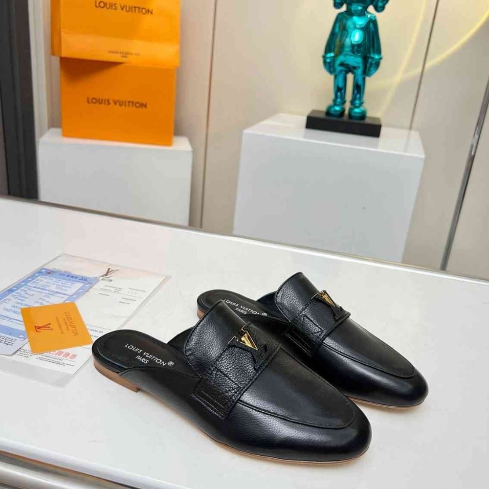 L0vis Vvtt0n Mare Open Back Loafer Noir 1Ach5W
