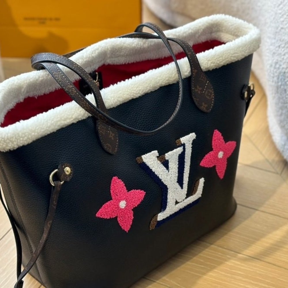 L0vis Vvtt0n Neverfull Mm Monogram Teddy Black 31Cm M56960