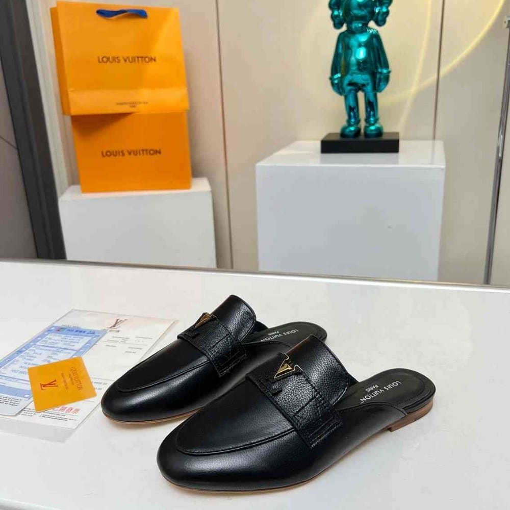 L0vis Vvtt0n Mare Open Back Loafer Noir 1Ach5W