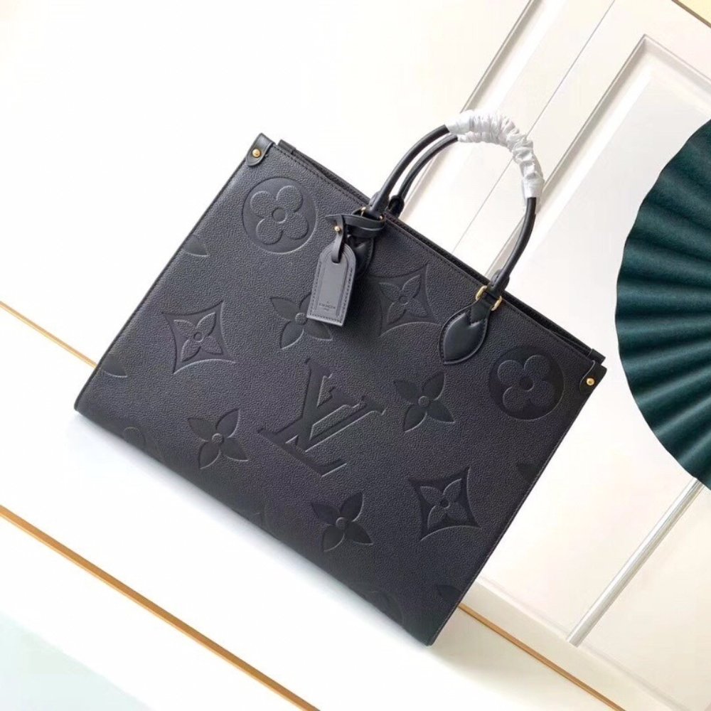 L0vis Vvtt0n Onthego GM Bag Monogram Empreinte Leather Black 41Cm M44925