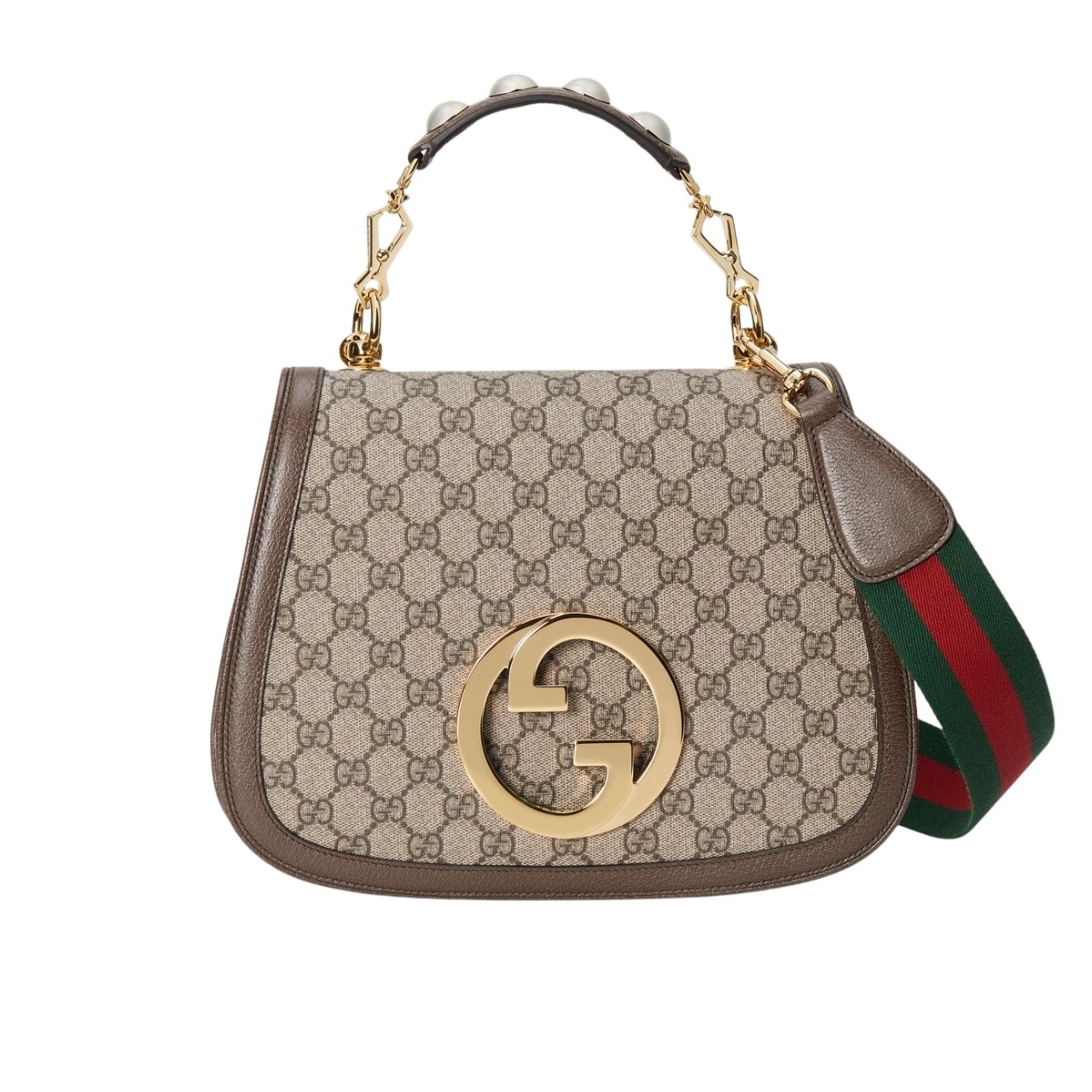 Gvc*1 Blondie Medium Top Handle Bag Beige And Ebony 29Cm 721172 96Iwg 8745
