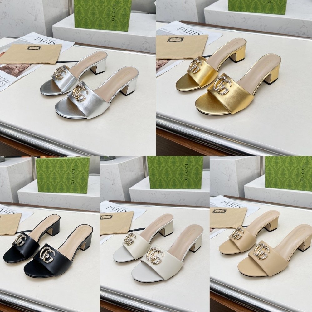 Gvc*1 Nojum Women’s Slide Sandal Metallic Gold ‎817257 B8B00 8024